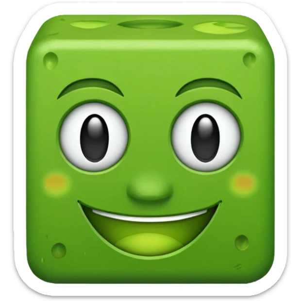 Creeper emoji sticker