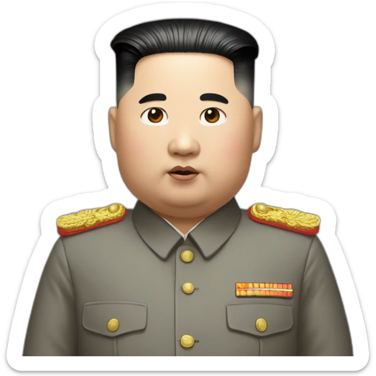 Kim Jong-Un sticker