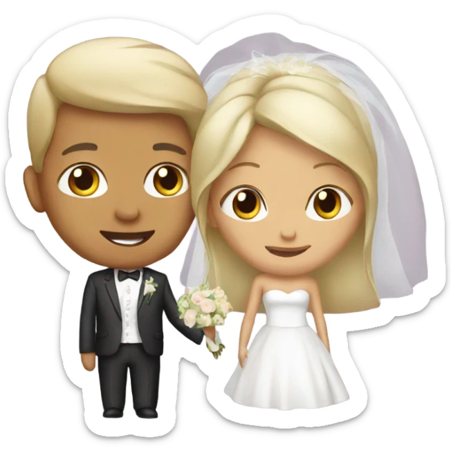 Wedding sticker