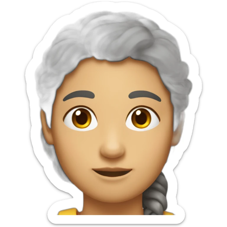 Une femme qui joue avec les cheveux de son homme sticker