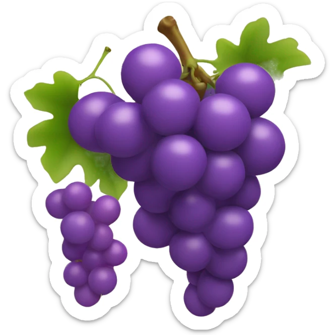 3D Grapes  sticker