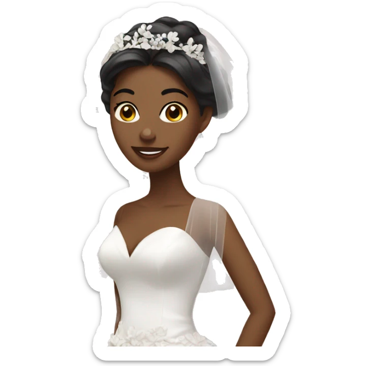 Bride sticker