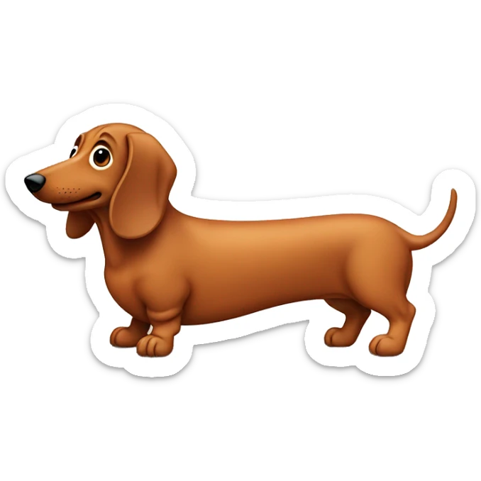 Sausage dog  sticker