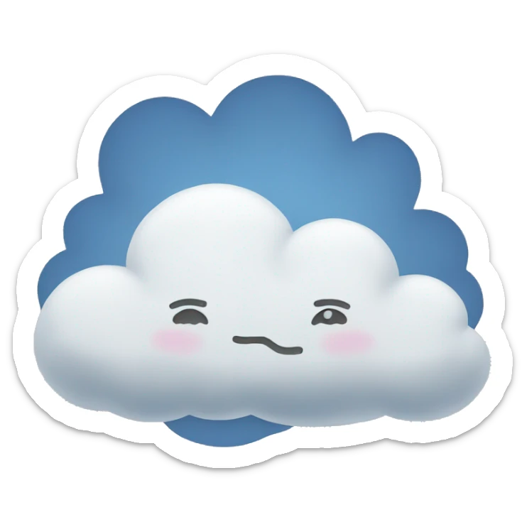 cloud sticker