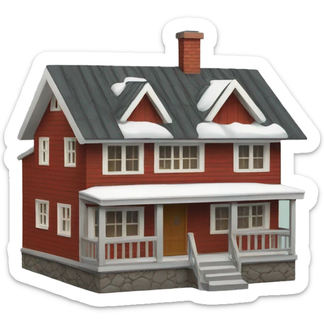 Norwegian house sticker