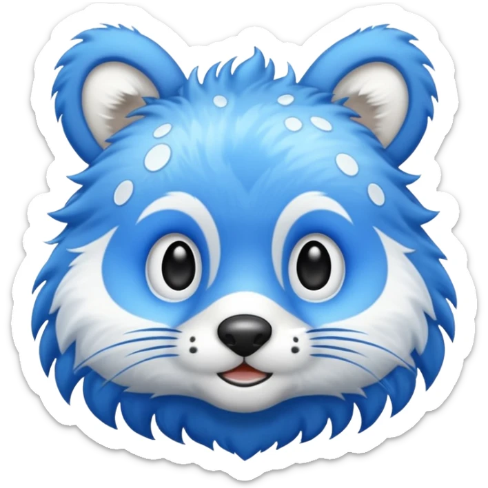 blue animal sticker