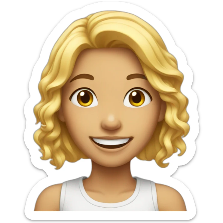 happy-teen-girl sticker