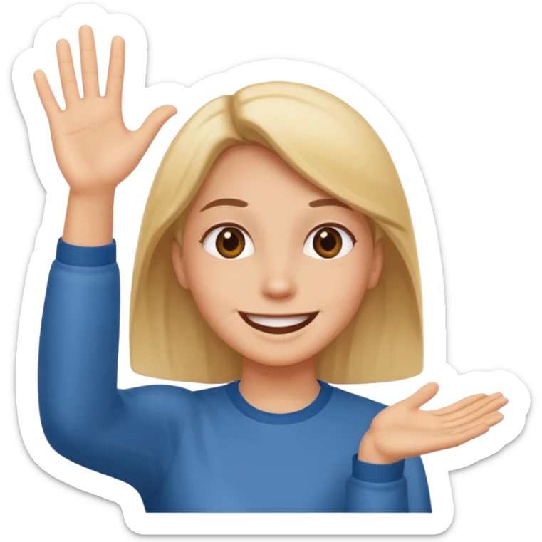 Personne qui fait semblant de croire en quelqu'un  sticker