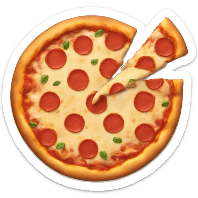 Pizza sticker