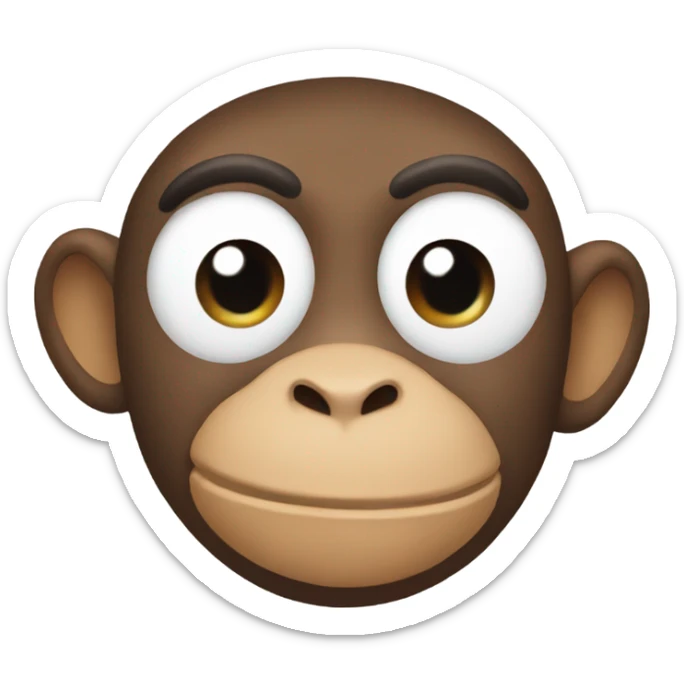 Monkey sticker