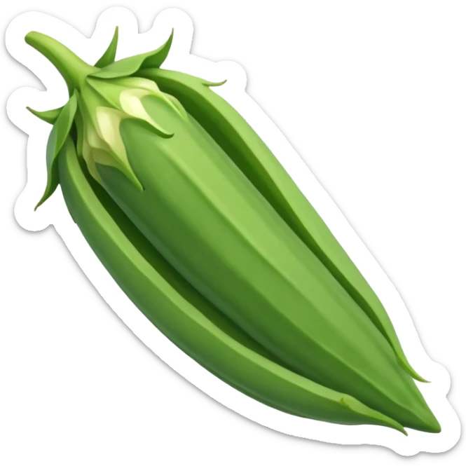 Okra sticker