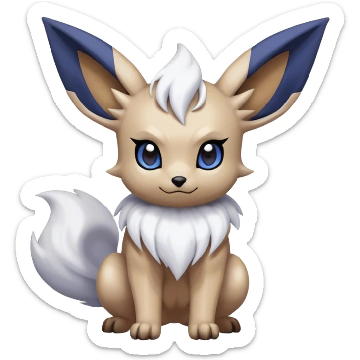 Epic Shiny Cool Cute Kawaii Eevee-Absol-Zorua-Pokemon Full Body sticker