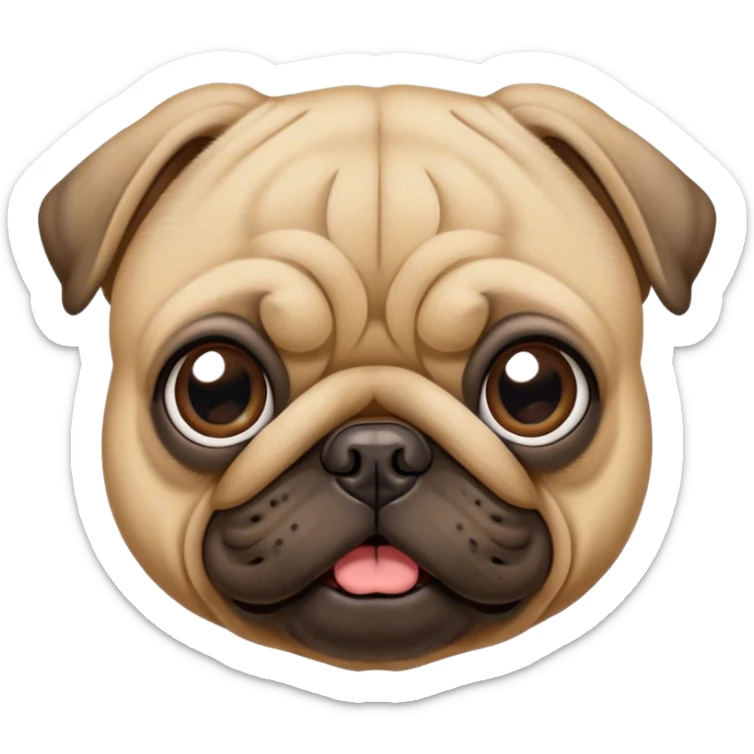 Pug sticker