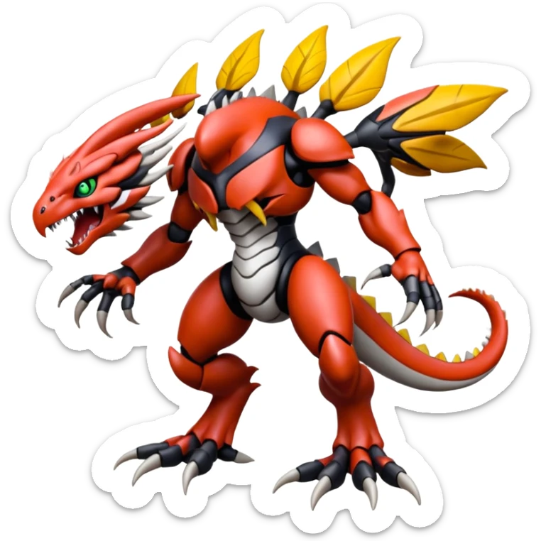 Yveltal-Regigigas-Agumon-Lombax-Weregarurumon-fusion-creature (full body sticker