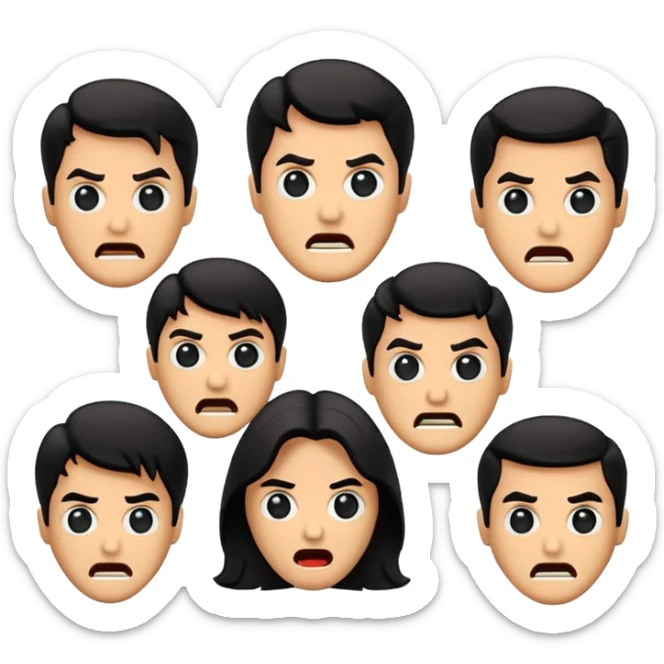 GENERAME  4  ICONOS individuales  TIPO EMOJI SILUETEADOS SIN FONDO   ESTILO RETRO OCHENTERO CON LA TEMATICA DE LA PELICULA  The Evil Dead (Posesión infernal) sticker