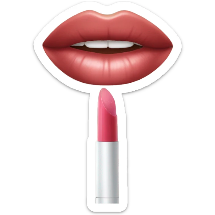 Lip gloss sticker