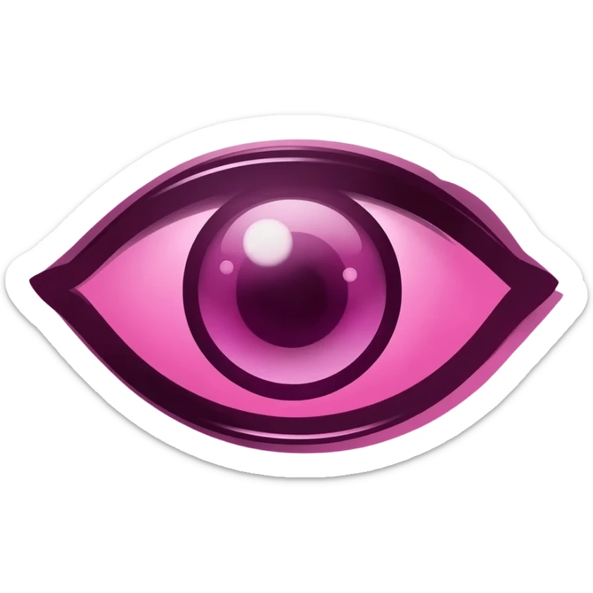 Pink evil eye 🧿 sticker