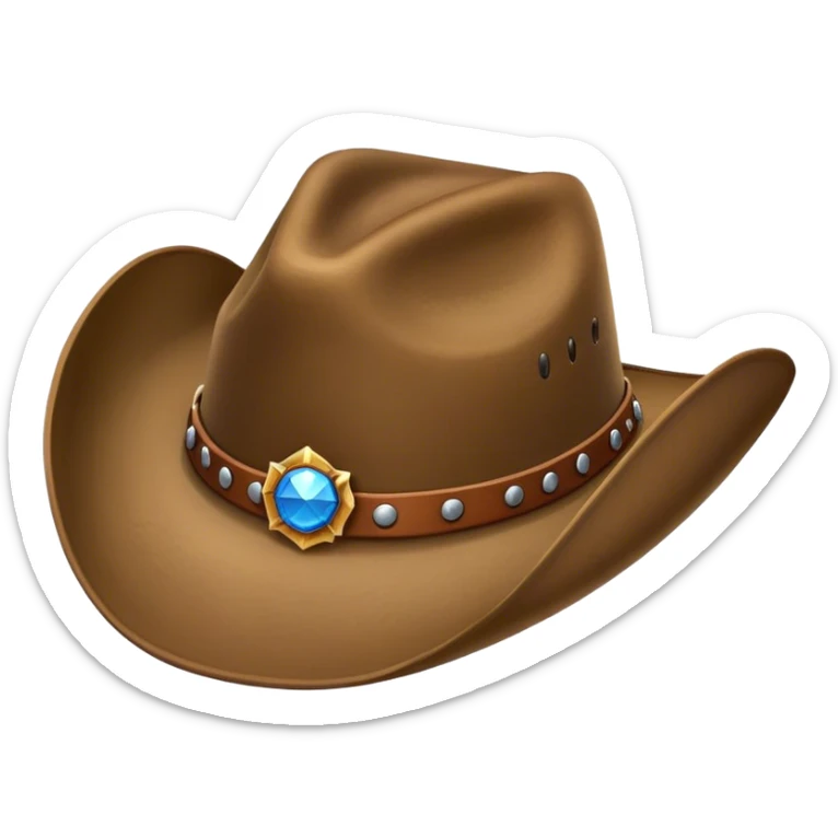 Cowboy hat sticker