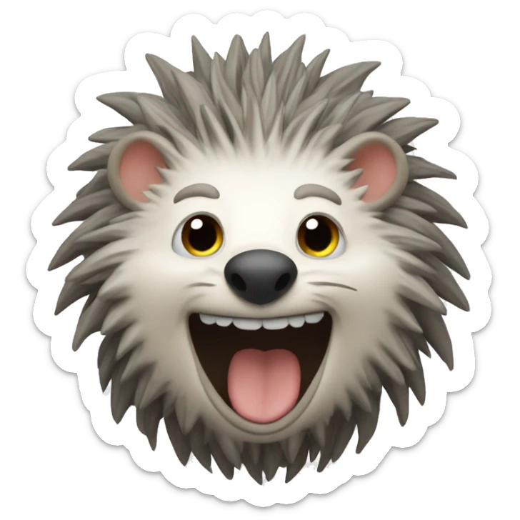 The Knarl was a magical beast that greatly resembled a hedgehog in its physical appearance,. its dark  sticker