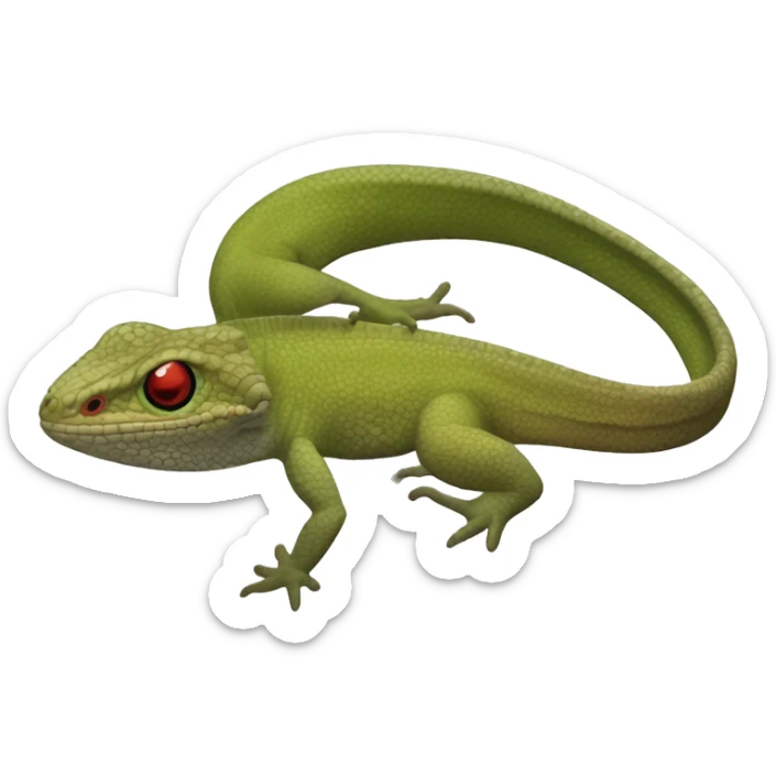 Diploglossus pleii, the Puerto Rican galliwasp- species of lizard of the Diploglossidae to Puerto Rico sticker