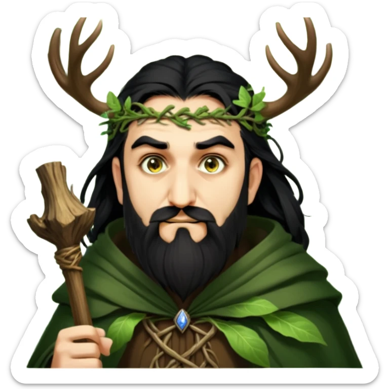 Forest Wizard sticker