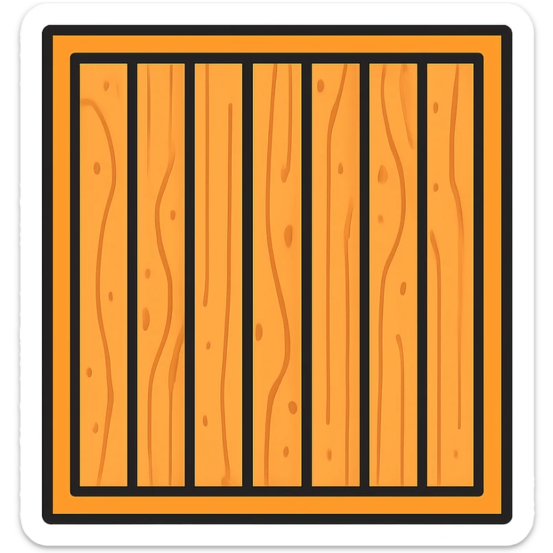 wooden acoustic panel, vertical slats, natural wood color, clean look sticker