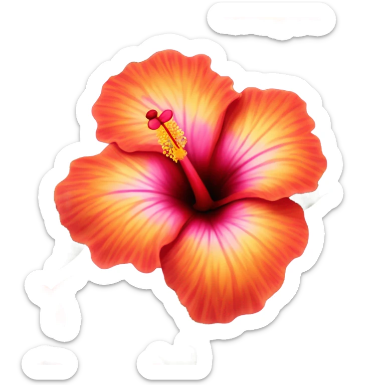 Hibiscus sticker
