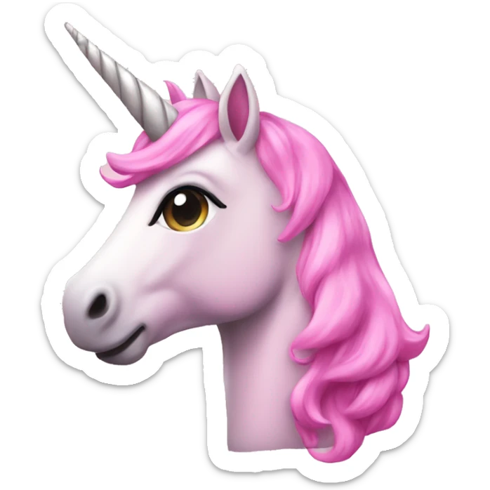 Unicorn pink sticker