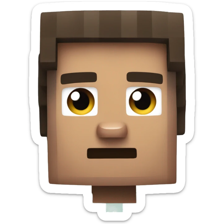 Minecraft Steve sticker