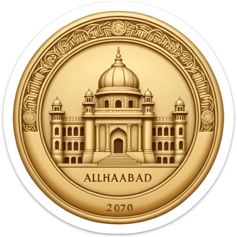 I want the emoji of the logo of allahabad university sticker