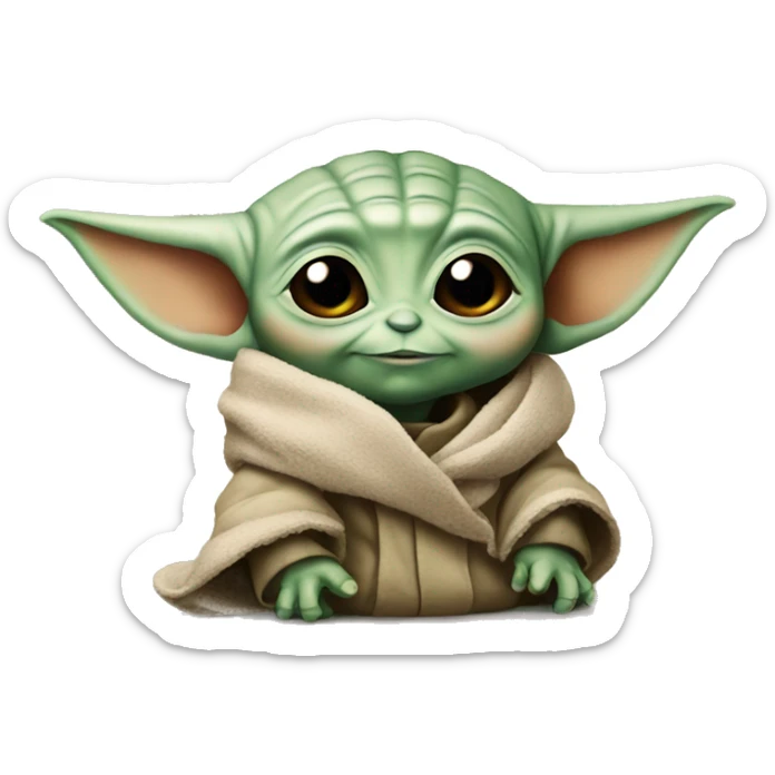 baby yoda  sticker