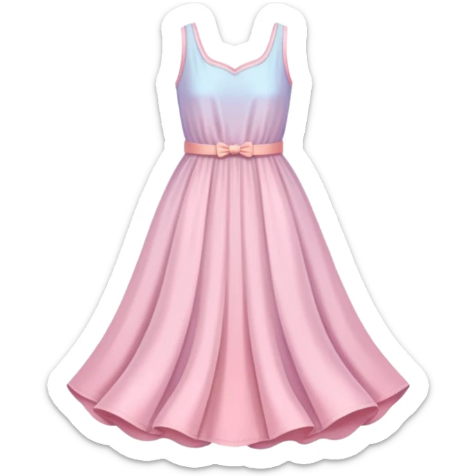 Pastel dress  sticker