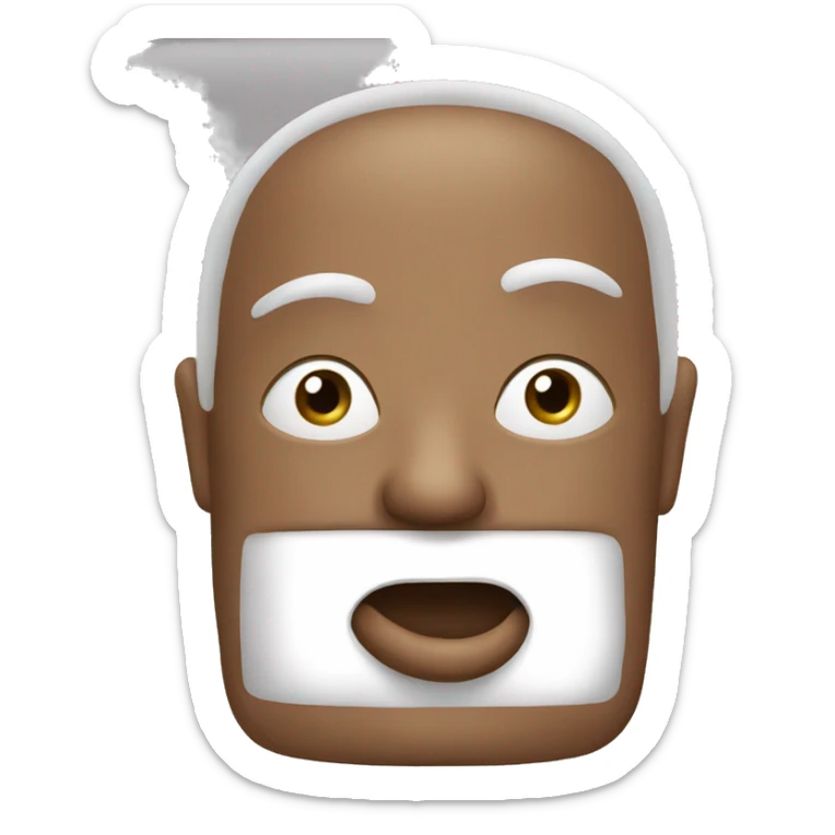 The letter A sticker