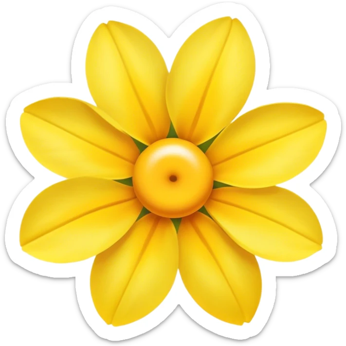 Soft flower sticker