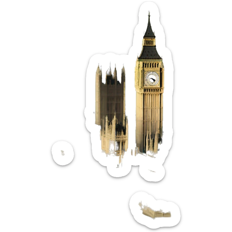 Houses of Parliament United Kingdon sticker