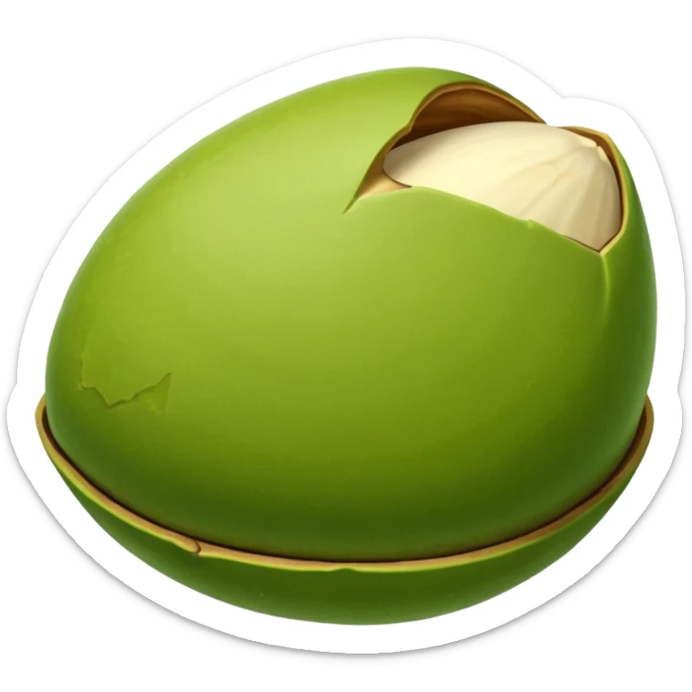 Pistachio emoji sticker