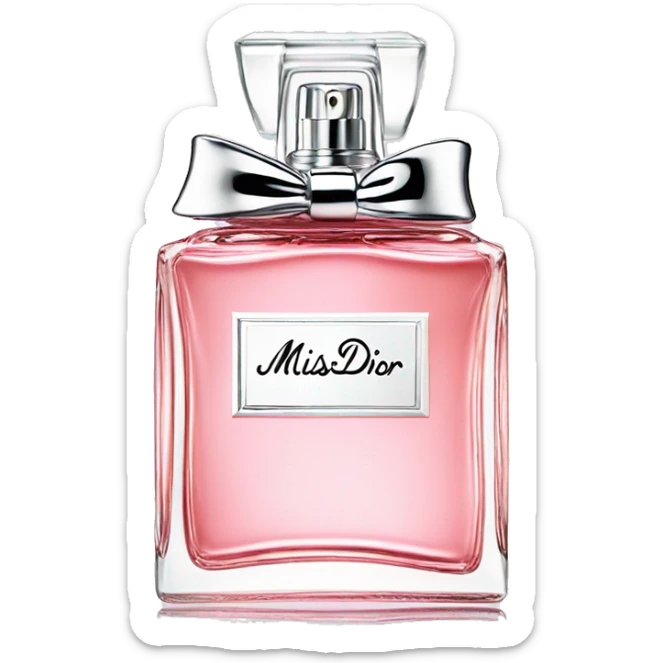 Miss dior perfume sticker