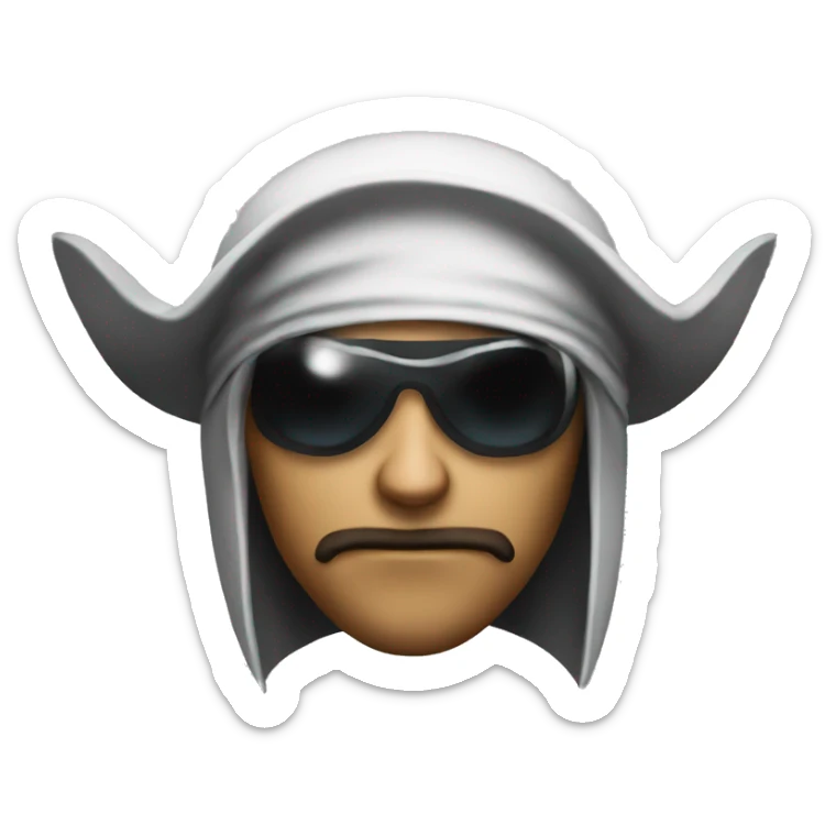 Space pirate sticker