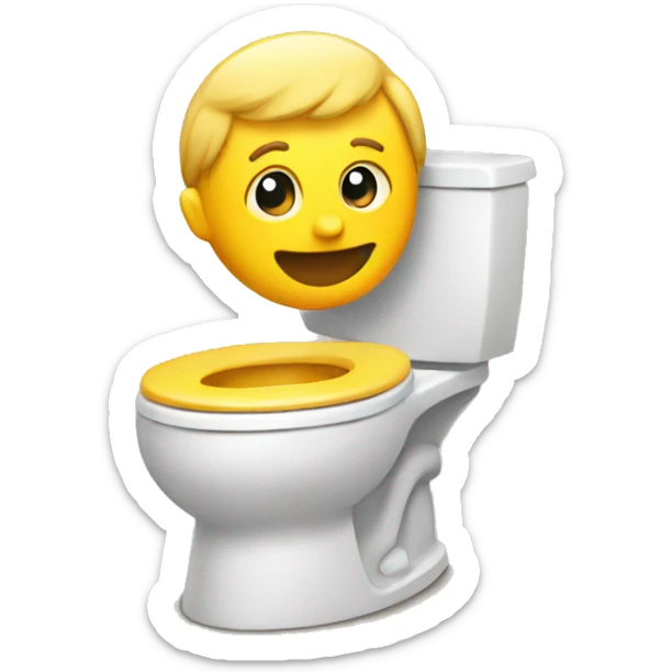 Toilet  sticker