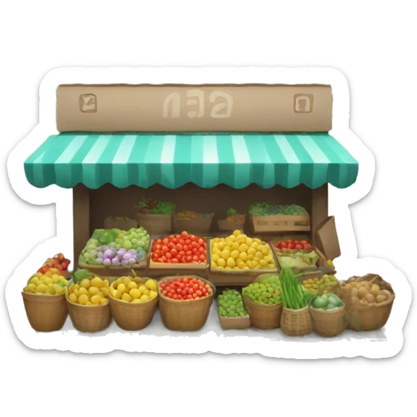market sticker