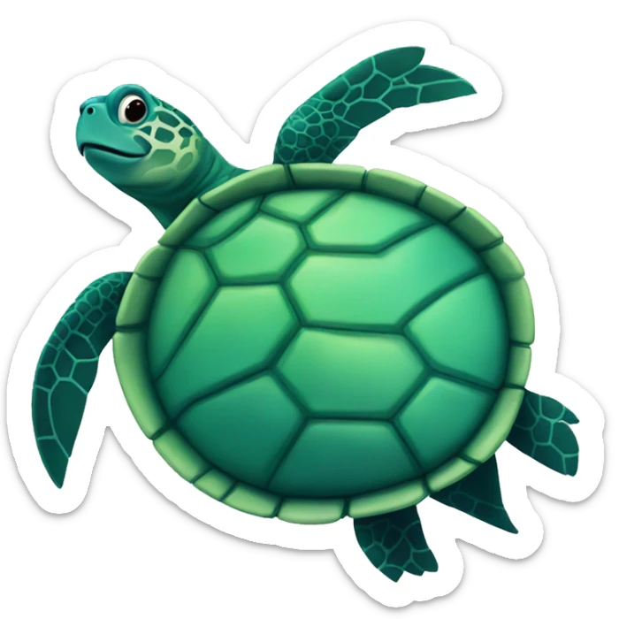 Sea turtle sticker