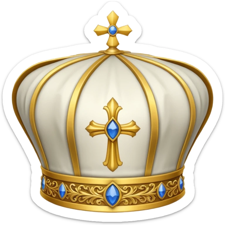 Make me a archbishop mitre I want a catholic mitre don’T put a human just the hat  sticker