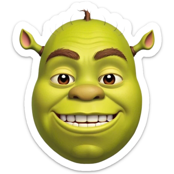 shrek sticker