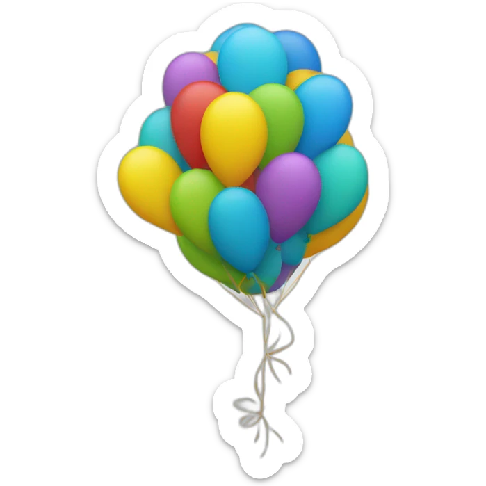 Balloon sticker