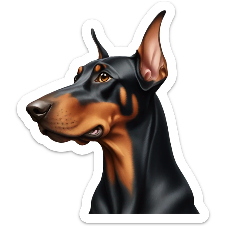 Doberman sticker