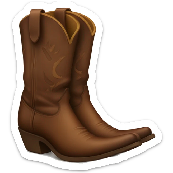 cowboy boots sticker
