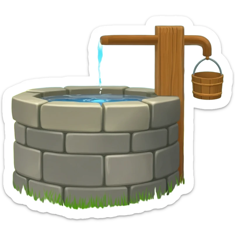 water well sticker