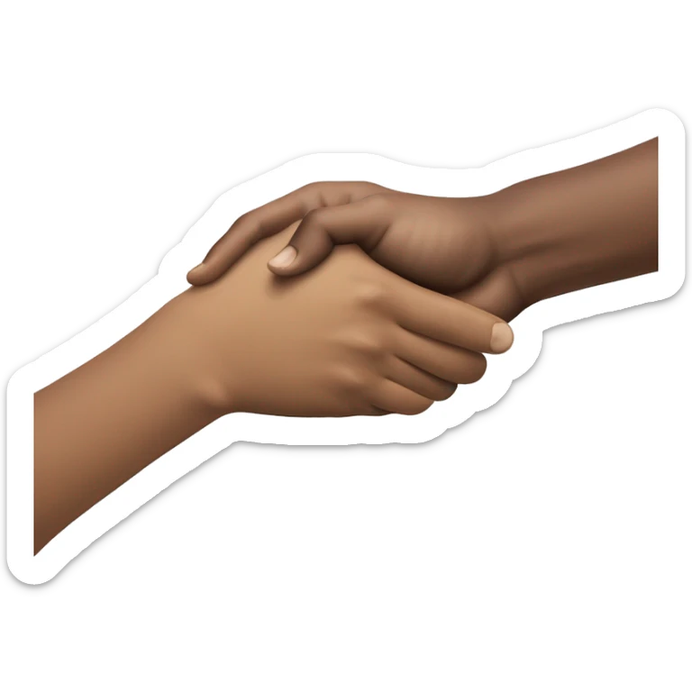 signe ave les mains avec les un deux faut par le deux main mis à l’horizontale et avec l’index droit au dessus du majeur gauche  sticker