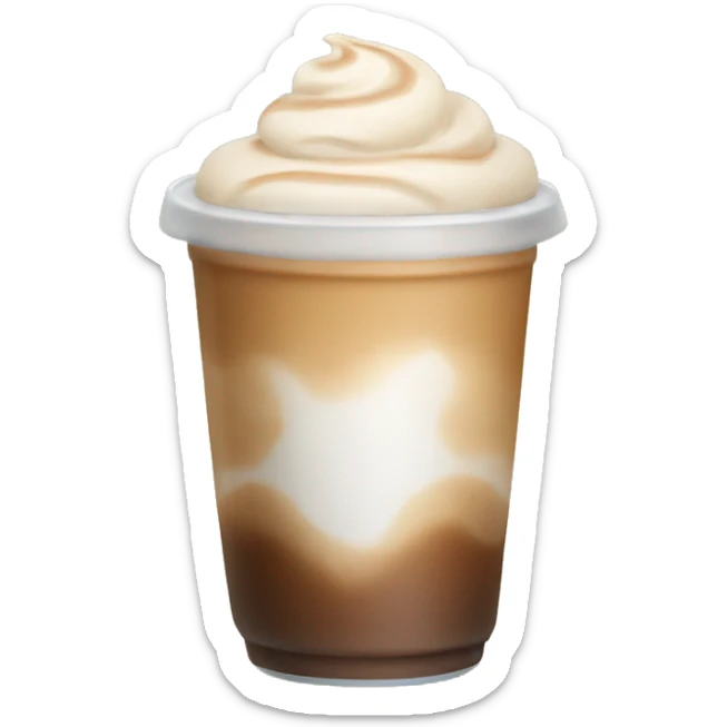 Ice latte  sticker