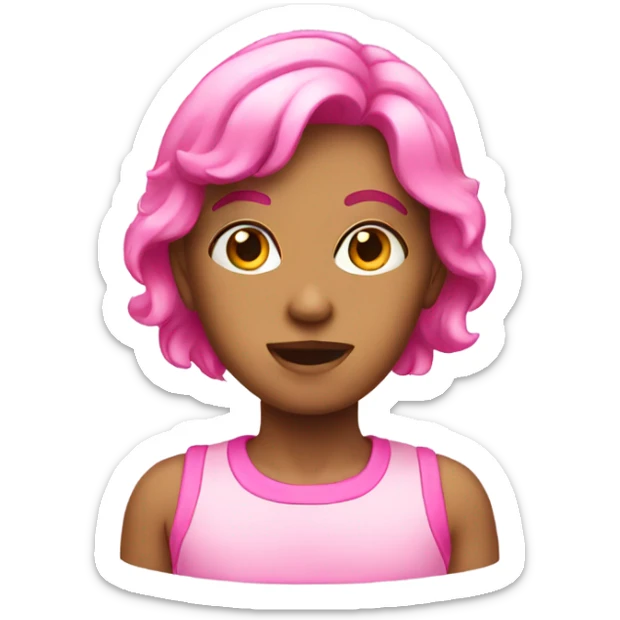 Pink sticker